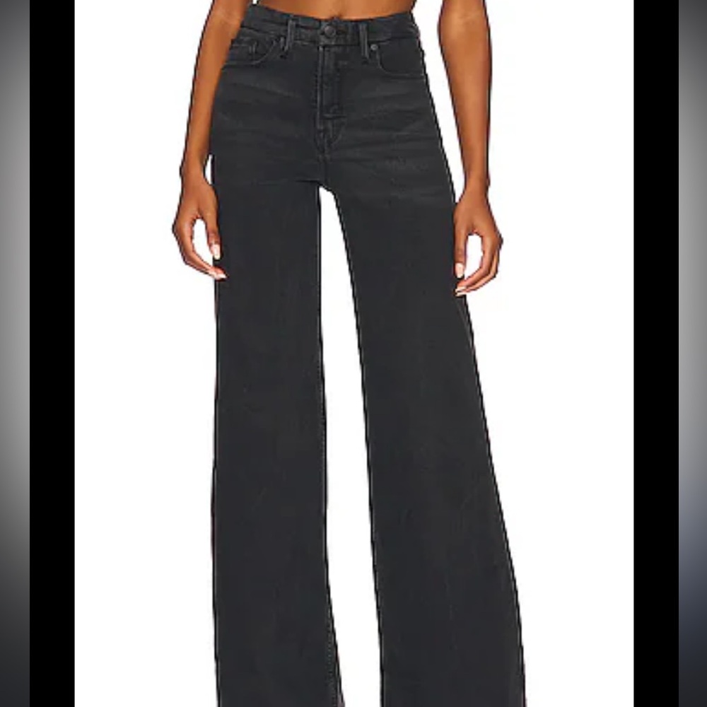 Good American Good Palazzo wide legged jeans